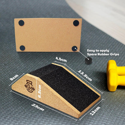 Cork Squat Wedge Anti-Slip 2PCS  