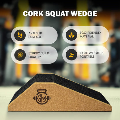Cork Squat Wedge Anti-Slip 2PCS  